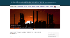 Desktop Screenshot of certyfikacja-biopaliw.pl