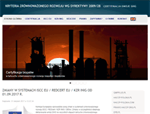 Tablet Screenshot of certyfikacja-biopaliw.pl